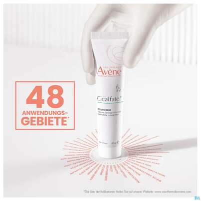 Sie sehen eine Packung Avene Cicalfate+ Repair-creme 15ml, Produktbild: 18 Avene Cicalfate+ Repair-creme 15ml, A-Nr.: 5920662 - 18