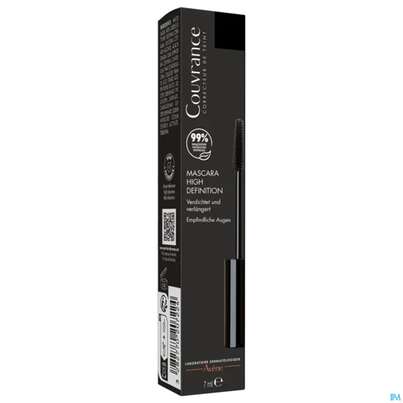 Sie sehen eine Packung Avene Couvrance Mascara Schwarz High Definition 7ml, Produktbild: 02 Avene Couvrance Mascara Schwarz High Definition 7ml, A-Nr.: 5843909 - 02