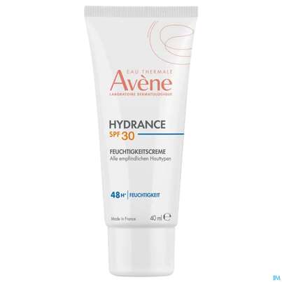 Sie sehen eine Packung Avene Hydrance Feuchtigkeitscreme Spf30 40ml, Produktbild: 03 Avene Hydrance Feuchtigkeitscreme Spf30 40ml, A-Nr.: 5961402 - 03