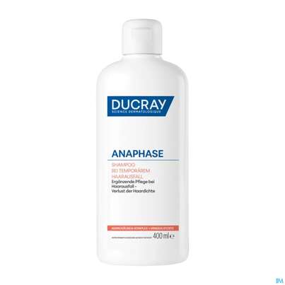 Sie sehen eine Packung Shampoon Ducray Anaphase Haarausfall Temporaer 400ml, Produktbild: 01 Shampoon Ducray Anaphase Haarausfall Temporaer 400ml, A-Nr.: 5961425 - 01