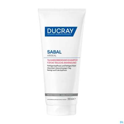 Sie sehen eine Packung Shampoon Ducray Sabal/argeal Talgabsorbierend 200ml, Produktbild: 01 Shampoon Ducray Sabal/argeal Talgabsorbierend 200ml, A-Nr.: 5964412 - 01