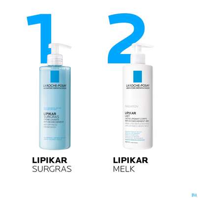 La Roche Posay Koerperpflege Lipikar/surgras Konzentr.duschcreme 400ml, A-Nr.: 5356322 - 08