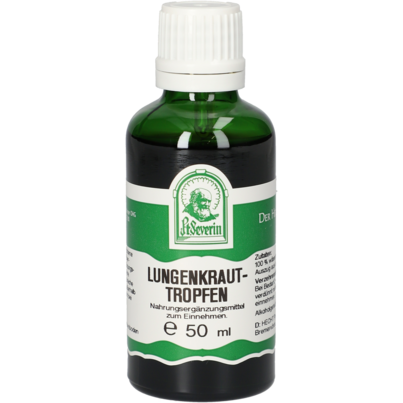 Sie sehen eine Packung LUNGENKRAUT TROPFEN 50 ML, Produktbild: 01 LUNGENKRAUT TROPFEN 50 ML, A-Nr.: 4403261 - 01