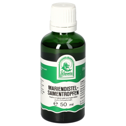 Sie sehen eine Packung MARIENDISTELSAMEN TROPFEN 50 ML, Produktbild: 01 MARIENDISTELSAMEN TROPFEN 50 ML, A-Nr.: 4377693 - 01