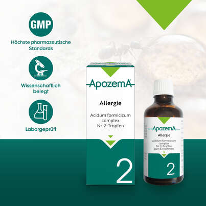 Sie sehen eine Packung Apozema® Nr. 02 Allergie-Tropfen, Produktbild: 04 Apozema® Nr. 02 Allergie-Tropfen, A-Nr.: 0988023 - 04