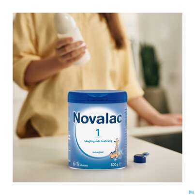 Sie sehen eine Packung Novalac 1 800g, Produktbild: 04 Novalac 1 800g, A-Nr.: 3030533 - 04