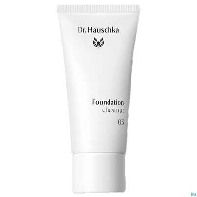 Sie sehen eine Packung Dr. Hauschka Foundation 03 Chestnut 30ml, Produktbild: 06 Dr. Hauschka Foundation 03 Chestnut 30ml, A-Nr.: 4592612 - 06