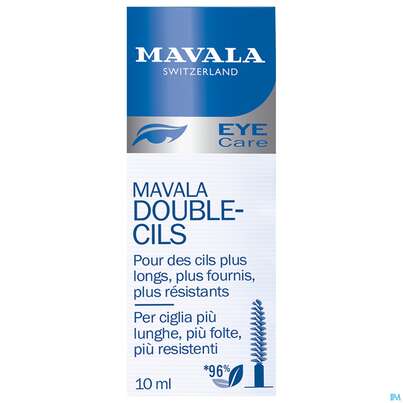 Sie sehen eine Packung Mavala Augenpflege -double-lash Wimpernpflege 10ml, Produktbild: 01 Mavala Augenpflege -double-lash Wimpernpflege 10ml, A-Nr.: 3054396 - 01