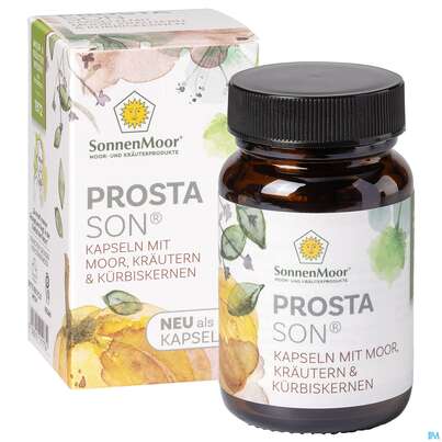 Sie sehen eine Packung Sonnenmoor Kapseln Prostason 30st, Produktbild: 02 Sonnenmoor Kapseln Prostason 30st, A-Nr.: 5868370 - 02