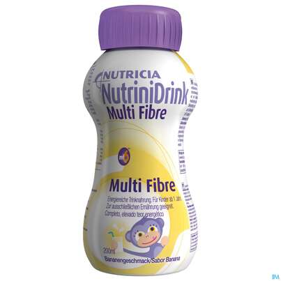 Nutrini/drink Flasche Multifibre 200ml Banane 24st, A-Nr.: 3274614 - 02