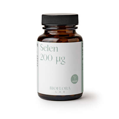 Sie sehen eine Packung Bioflora Lab Selen Kapseln 60 ST, Produktbild: 01 Bioflora Lab Selen Kapseln 60 ST, A-Nr.: 3148677 - 01