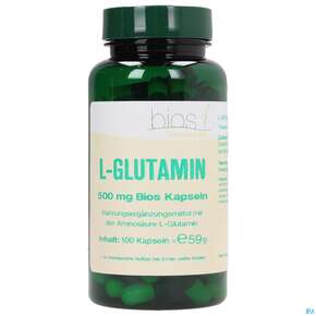 Bios l-glutamin 500mg 100 Kapseln, A-Nr.: 3892074 - 01