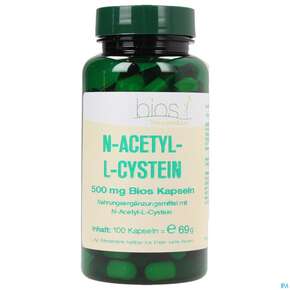 Bios N-acetyl-l-cystein 500mg 100 Kapseln, A-Nr.: 3892559 - 01