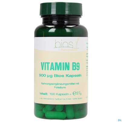 Bios Vitamin B9 900 µg 100 Kapseln, A-Nr.: 4246844 - 01