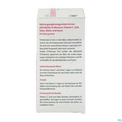 Sie sehen eine Packung D-mannose Pulver 2000mg Plus Dose 250g, Produktbild: 07 D-mannose Pulver 2000mg Plus Dose 250g, A-Nr.: 5296005 - 07