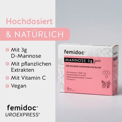 femidoc® MANNOSE 3 g forte, A-Nr.: 5972713 - 06