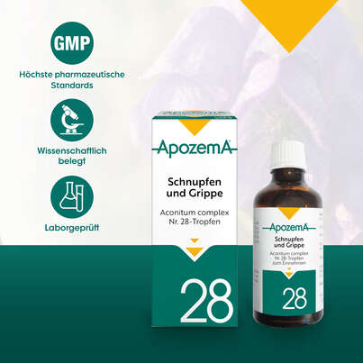 Apozema® Nr. 28 Schnupfen- und Grippe-Tropfen, A-Nr.: 0982871 - 04
