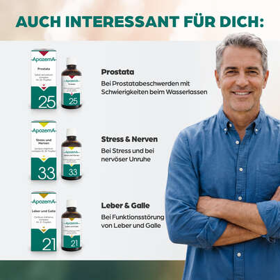 Sie sehen eine Packung Apozema® Nr. 32 Stärkungs-Tropfen für Männer, Produktbild: 07 Apozema® Nr. 32 Stärkungs-Tropfen für Männer, A-Nr.: 0987851 - 07