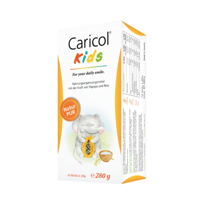 Sie sehen eine Packung Caricol®-Kids, Produktbild: 01 Caricol®-Kids, A-Nr.: 6109407 - 01