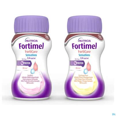 Sie sehen eine Packung Fortimel/forticare 125ml Trinknahrung Kuehlender Waldfrucht 4st, Produktbild: 05 Fortimel/forticare 125ml Trinknahrung Kuehlender Waldfrucht 4st, A-Nr.: 5893221 - 05