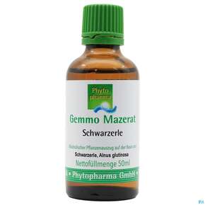 Gemmo Mazerat Schwarzerle Alnus Glutinosa Phytopharma 50ml, A-Nr.: 3107069 - 01