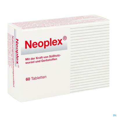 Sie sehen eine Packung Neoplex Tabl 60st, Produktbild: 02 Neoplex Tabl 60st, A-Nr.: 4089681 - 02