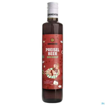 Sie sehen eine Packung Sonnentor Sirup/bio Preiselbeer 00941 500ml, Produktbild: 03 Sonnentor Sirup/bio Preiselbeer 00941 500ml, A-Nr.: 3660205 - 03