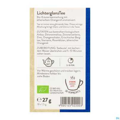 Sonnentor Lichterglanz Kraeutertee Bio 02200 18st, A-Nr.: 5683676 - 04