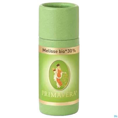 Sie sehen eine Packung Aetherische Oele Primavera Melisse Bio 30% 1ml, Produktbild: 01 Aetherische Oele Primavera Melisse Bio 30% 1ml, A-Nr.: 2712070 - 01