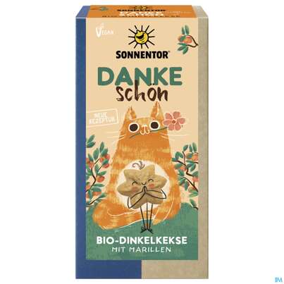 Sie sehen eine Packung Sonnentor Kekse Bio Dankeschoen 01228 125g, Produktbild: 03 Sonnentor Kekse Bio Dankeschoen 01228 125g, A-Nr.: 5743740 - 03