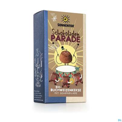 Sie sehen eine Packung Sonnentor Kekse Bio Schokoladen-parade Glutenfrei 01225 100g, Produktbild: 03 Sonnentor Kekse Bio Schokoladen-parade Glutenfrei 01225 100g, A-Nr.: 5743817 - 03