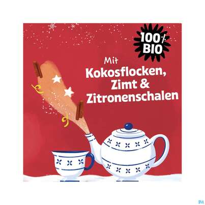 Sie sehen eine Packung Sonnentor Tee/bio Zimt Zauber Doppelkammerbtl 02597 18st, Produktbild: 11 Sonnentor Tee/bio Zimt Zauber Doppelkammerbtl 02597 18st, A-Nr.: 5056181 - 11