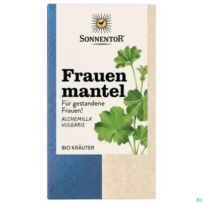 Sie sehen eine Packung Sonnentor Doppelkammerbeutel/bio Frauenmantel Tee 21,6g 02329 18st, Produktbild: 01 Sonnentor Doppelkammerbeutel/bio Frauenmantel Tee 21,6g 02329 18st, A-Nr.: 5804849 - 01