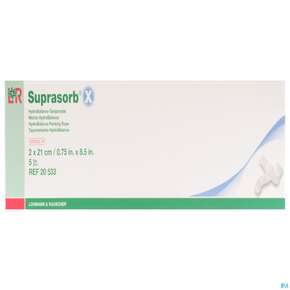 Suprasorb/x Hydrobalance Wundverband Tamponade 2x 21cm 5st, A-Nr.: 3065164 - 01