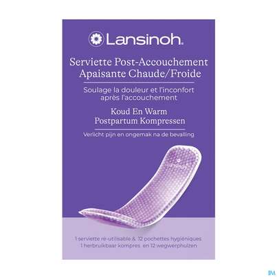 Sie sehen eine Packung Kalt/warm Therapie Kompressen Lansinoh Wochenbett 1st, Produktbild: 02 Kalt/warm Therapie Kompressen Lansinoh Wochenbett 1st, A-Nr.: 5576791 - 02