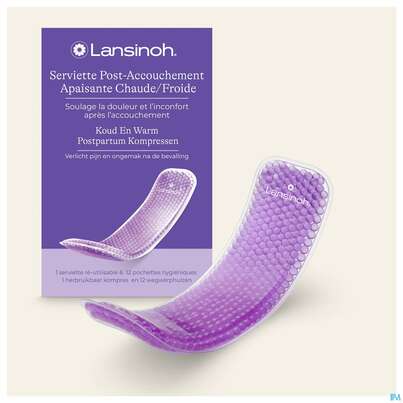 Sie sehen eine Packung Kalt/warm Therapie Kompressen Lansinoh Wochenbett 1st, Produktbild: 06 Kalt/warm Therapie Kompressen Lansinoh Wochenbett 1st, A-Nr.: 5576791 - 06