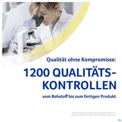 Sie sehen eine Packung Beba 3 Ab Dem 10. Monat 12577884 800g, Produktbild: 08 Beba 3 Ab Dem 10. Monat 12577884 800g, A-Nr.: 2220734 - 08
