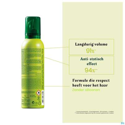 Sie sehen eine Packung Furterer Volumen Pflege Leave-in Schaum 200ml, Produktbild: 14 Furterer Volumen Pflege Leave-in Schaum 200ml, A-Nr.: 5439953 - 14