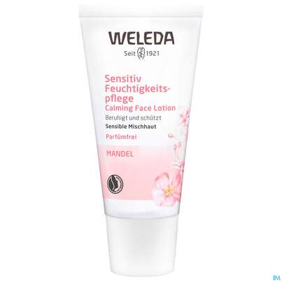 Sie sehen eine Packung Weleda Mandel-feuchtigkeitspflege Sensitiv 30ml, Produktbild: 03 Weleda Mandel-feuchtigkeitspflege Sensitiv 30ml, A-Nr.: 3376846 - 03