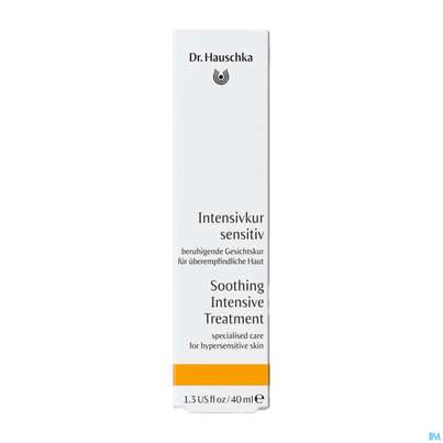 Sie sehen eine Packung Dr. Hauschka Intensivkur Sensitiv Ampullen 40ml, Produktbild: 01 Dr. Hauschka Intensivkur Sensitiv Ampullen 40ml, A-Nr.: 3251122 - 01