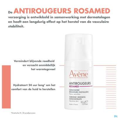Sie sehen eine Packung Avene Antirougeurs Rosamed Konzentrat 30ml, Produktbild: 23 Avene Antirougeurs Rosamed Konzentrat 30ml, A-Nr.: 5862025 - 23