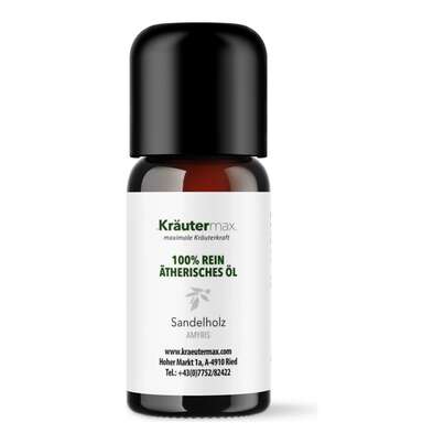 Sie sehen eine Packung Sandelholz Amyris Öl 10 ml, Produktbild: 01 Sandelholz Amyris Öl 10 ml, A-Nr.: 4732154 - 01