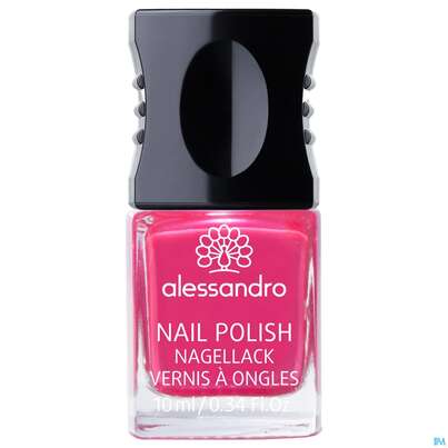 Sie sehen eine Packung Alessandro Nagellack 189 Pink Melon 10ml, Produktbild: 02 Alessandro Nagellack 189 Pink Melon 10ml, A-Nr.: 4626340 - 02