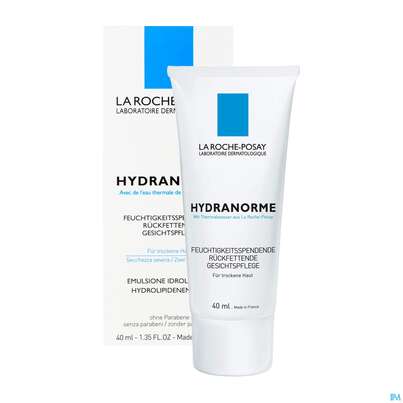 Sie sehen eine Packung La Roche Posay Gesichtspflege Hydranorme 40ml, Produktbild: 08 La Roche Posay Gesichtspflege Hydranorme 40ml, A-Nr.: 1609068 - 08