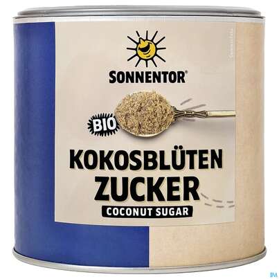 Sie sehen eine Packung Sonnentor Bio Kokosbluetenzucker 97825 300g, Produktbild: 03 Sonnentor Bio Kokosbluetenzucker 97825 300g, A-Nr.: 4389868 - 03
