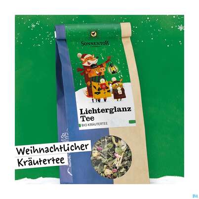 Sie sehen eine Packung Sonnentor Lichterglanz Kraeutertee Lose 01200 45g, Produktbild: 04 Sonnentor Lichterglanz Kraeutertee Lose 01200 45g, A-Nr.: 5683647 - 04