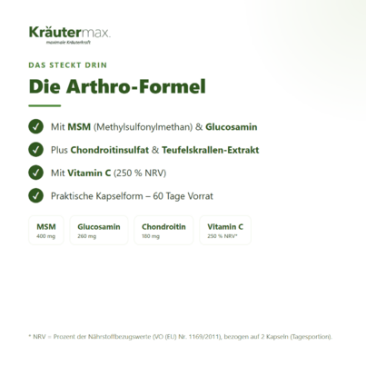 Sie sehen eine Packung Arthro & Knorpel Komplex+ Kapseln 120 Stück, Produktbild: 03 Arthro & Knorpel Komplex+ Kapseln 120 Stück, A-Nr.: 6129870 - 03
