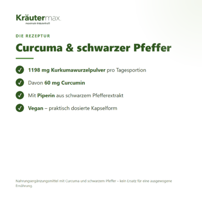 Curcuma mit Pfeffer Kapseln 90 Stück, A-Nr.: 5968953 - 02
