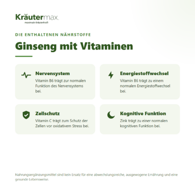 Sie sehen eine Packung Ginseng und Lecithin+ Kapseln 60 Stück, Produktbild: 02 Ginseng und Lecithin+ Kapseln 60 Stück, A-Nr.: 5921785 - 02