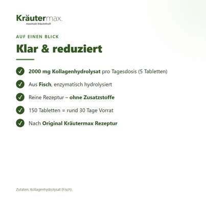 Kollagen 2000 mg Tabletten 150 Stück, A-Nr.: 6129999 - 03